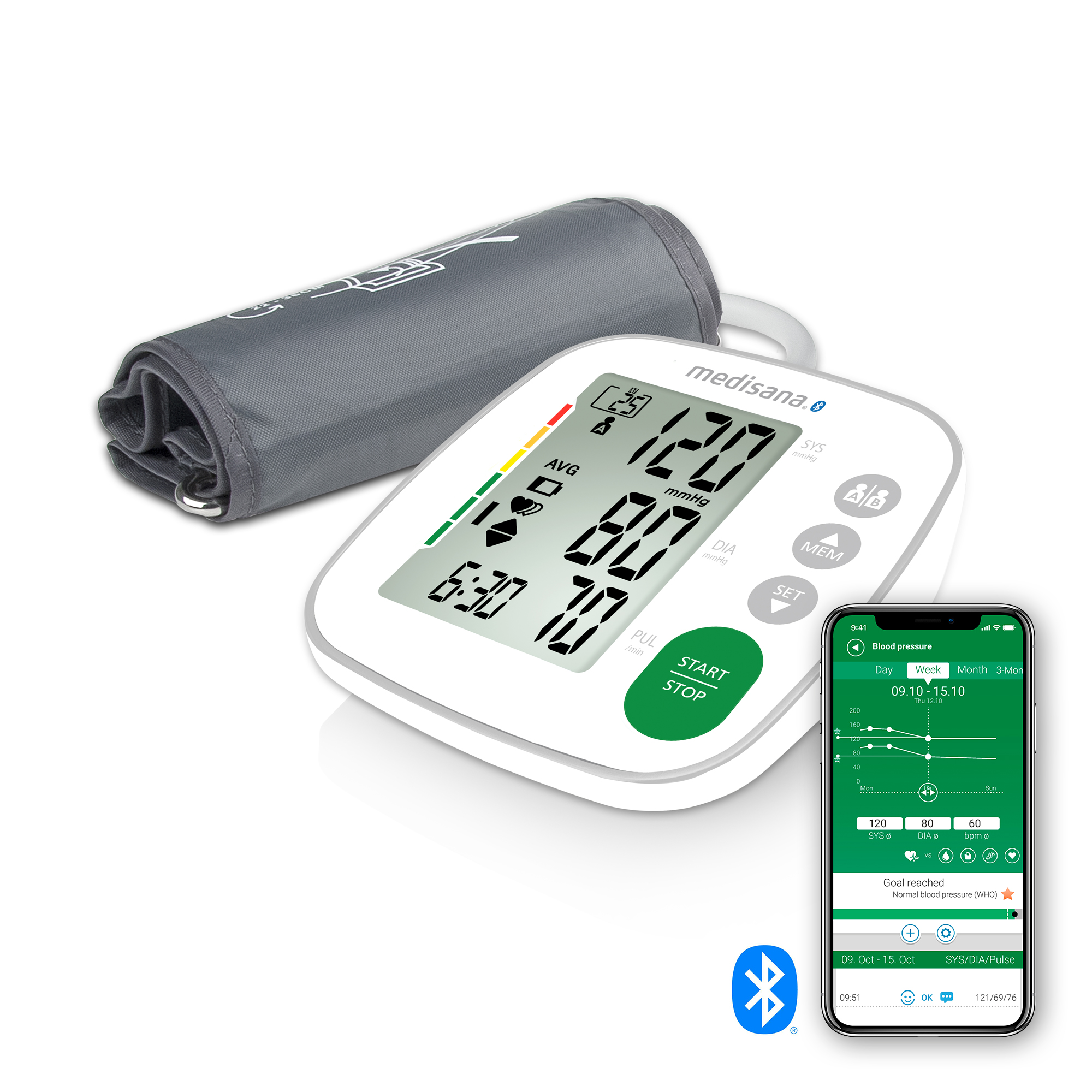 BU A52 connect | Oberarm-Blutdruckmessgerät