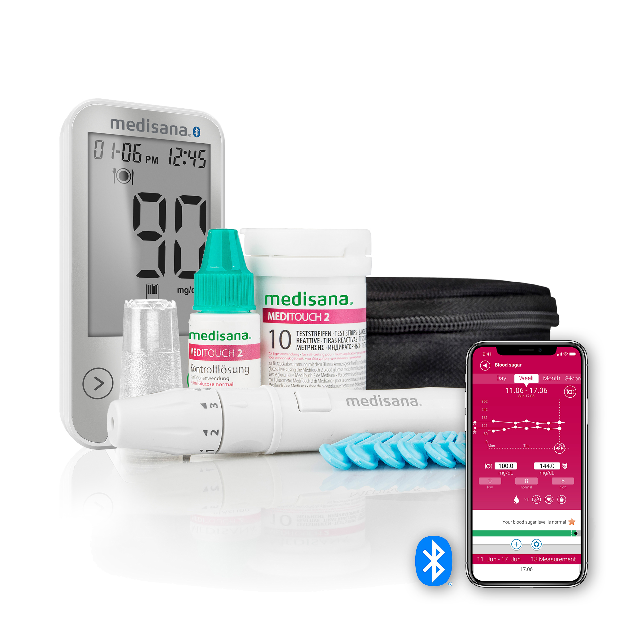 MediTouch 2 connect dual | Blutzuckermessgerät