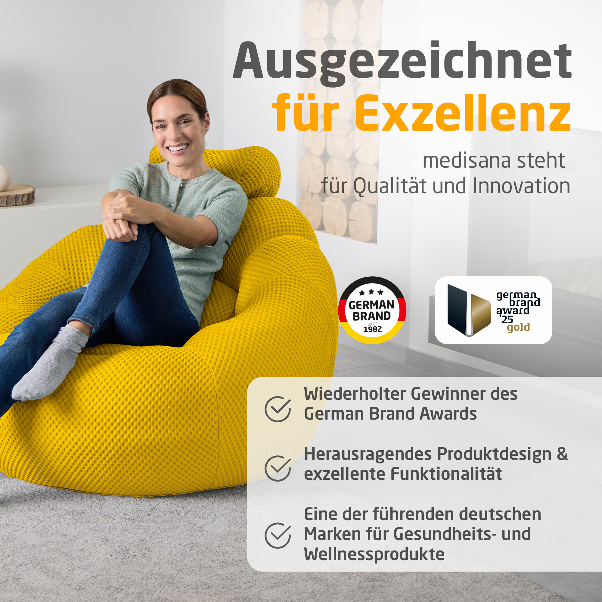 RS 200 | Bubble Sofa - sonnengelb