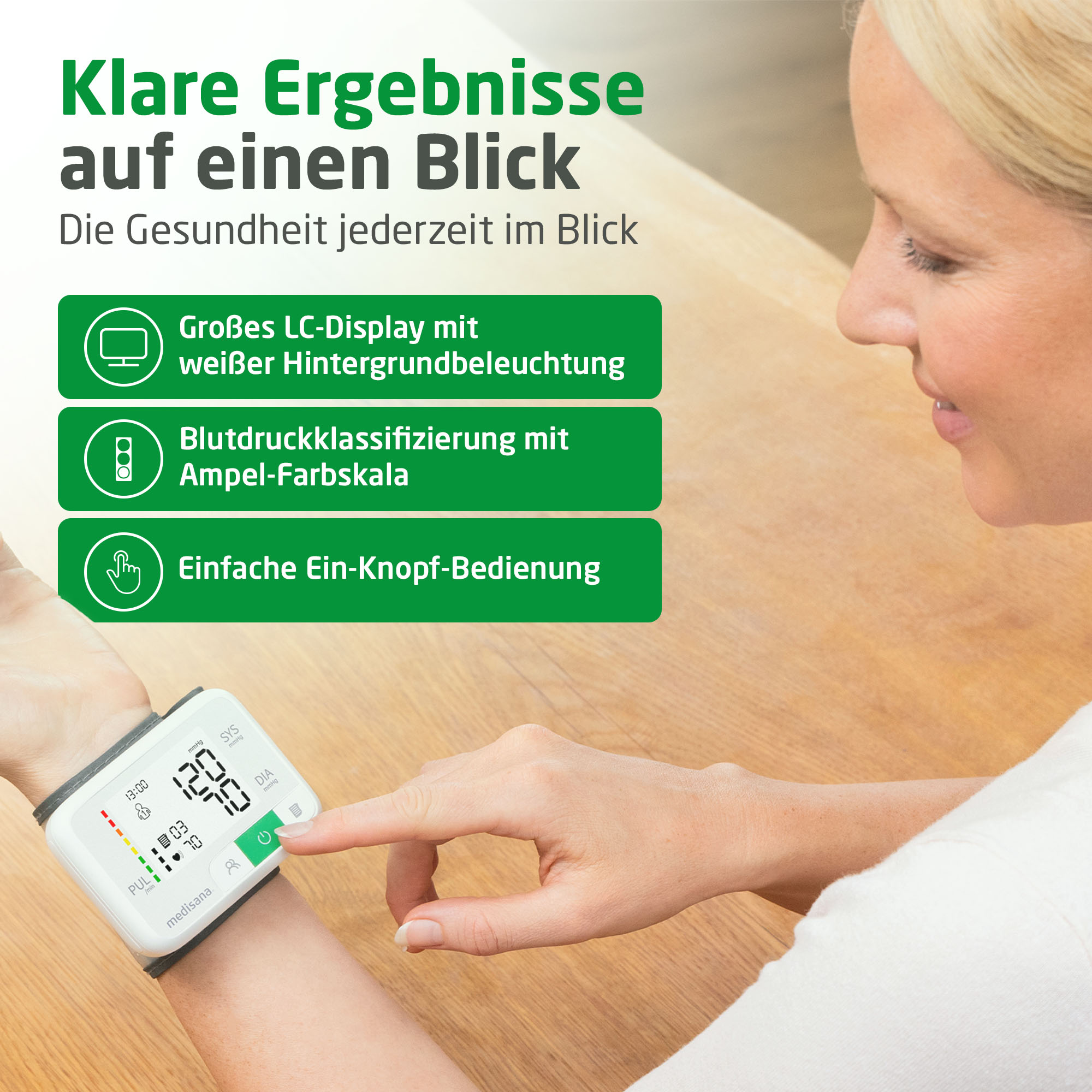 BW 355 | Handgelenk-Blutdruckmessgerät